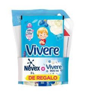 NEVEX LIQ 3L ECOLAVADO + VIVERE 800ML