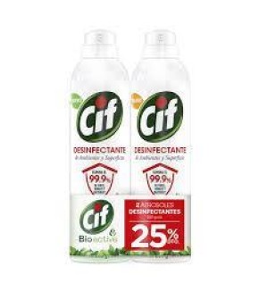 CIF DESINFECTANTE AEROSOL x2