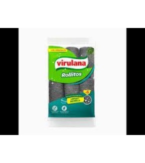 VIRULANA ESPONJAS ALUMINIO x6