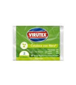 VIRUTEX ESPONJA CELULOSA Y SISAL x2 VIRUTEX ESPONJA CELULOSA Y SISAL x2