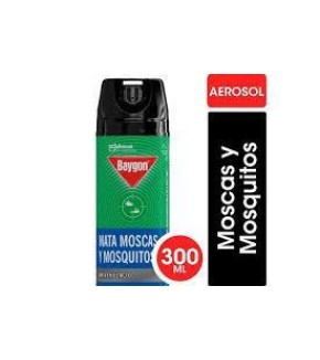 BAYGON MATA MOSCAS Y MOSQUITOS 300ML