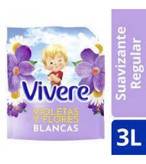 VIVERE SUAVIZANTE VIOLETAS 3L
