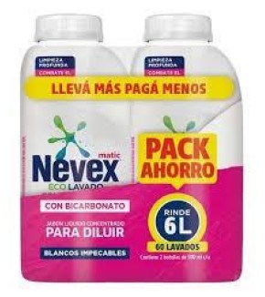 NEVEX P/DILUIR BICARBONATO x2 PACK AHORRO