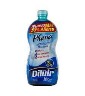 PLUMA JABON P/DILUIR 500ML x3