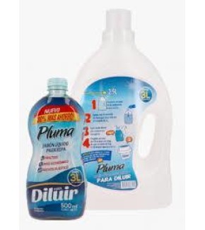 PLUMA JAB LIQ. DILUIR+BOT 500ML