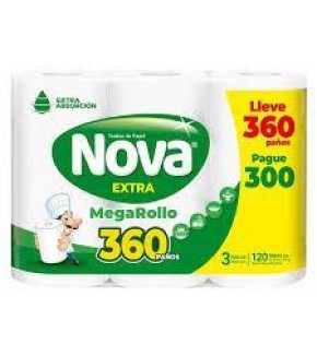 NOVA EXTRA MEGA ROLLO COCINA x3