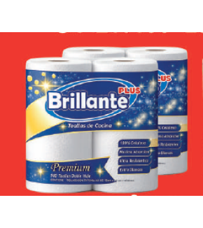 BRILLANTE TOALLA DE COCINA x2 BRILLANTE TOALLA DE COCINA x2