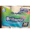 PAPEL HIGIENCIO BRILLANTE PLUS 12x30MT