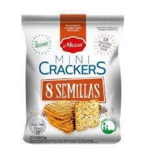 MAZZEI MINI CRACKERS 8 SEMILLAS 180G