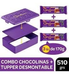 MOLDE DESMONTABLE + 3 CHOCOLINAS 170G