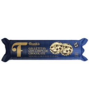 GALLETITAS FRANKS S/GLUTEN CHIPS DE CHOCOLATE 120G