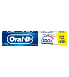 ORALB CREMA DENTAL 100% 180G