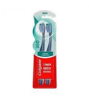 COLGATE CEPILLO DENTAL 360° x2