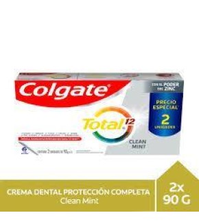 COLGATE TOTAL 12 CLEAN MINT x2