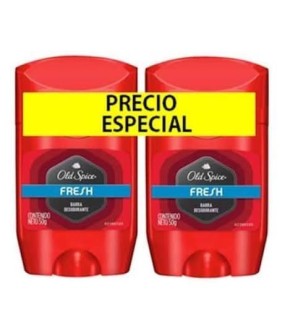 OLD SPICE ESODORANTE FRESH BARRA 50G PACK x2 OLD SPICE ESODORANTE FRESH BARRA 50G PACK x2