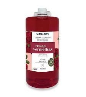 VINILADY JABON LIQUIDO ROSAS 1L