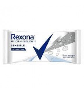 REXONA JABON SENSIBLE 120G