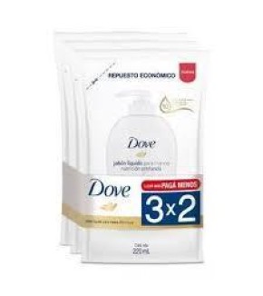 DOVE JABON LIQUIDO 220ML 3X2