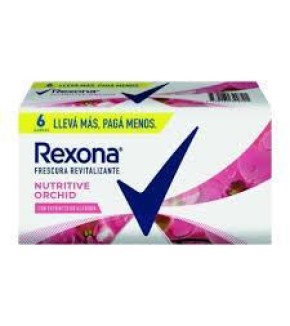 REXONA JABON ORCHID x6