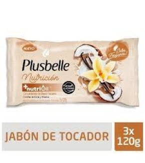 PLUSBELLE JABON NUTRICION x3