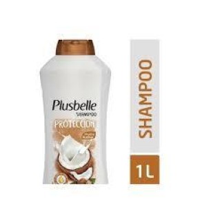 PLUSBELLE SH. PROTECC. ÓLEO COCO Y KARITE 1LT