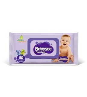 BABYSEC TOALLITA PREMUIM C/TAPA x50