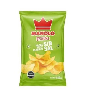 MANOLO PAPAS SIN SAL 140G MANOLO PAPAS SIN SAL 140G
