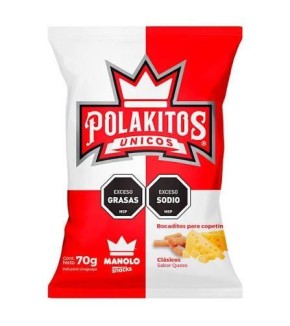 MANOLO POLAKITO QUESO 70G MANOLO POLAKITO QUESO 70G