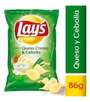 LAYS QUESO CREMA Y CEBOLLA 86GR